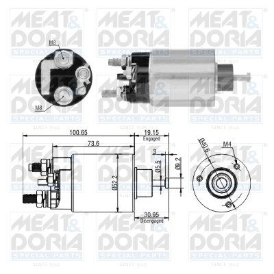 Solenoid Switch, starter